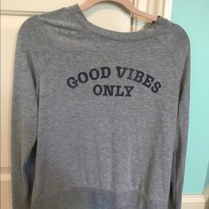 Gray sweatshirt